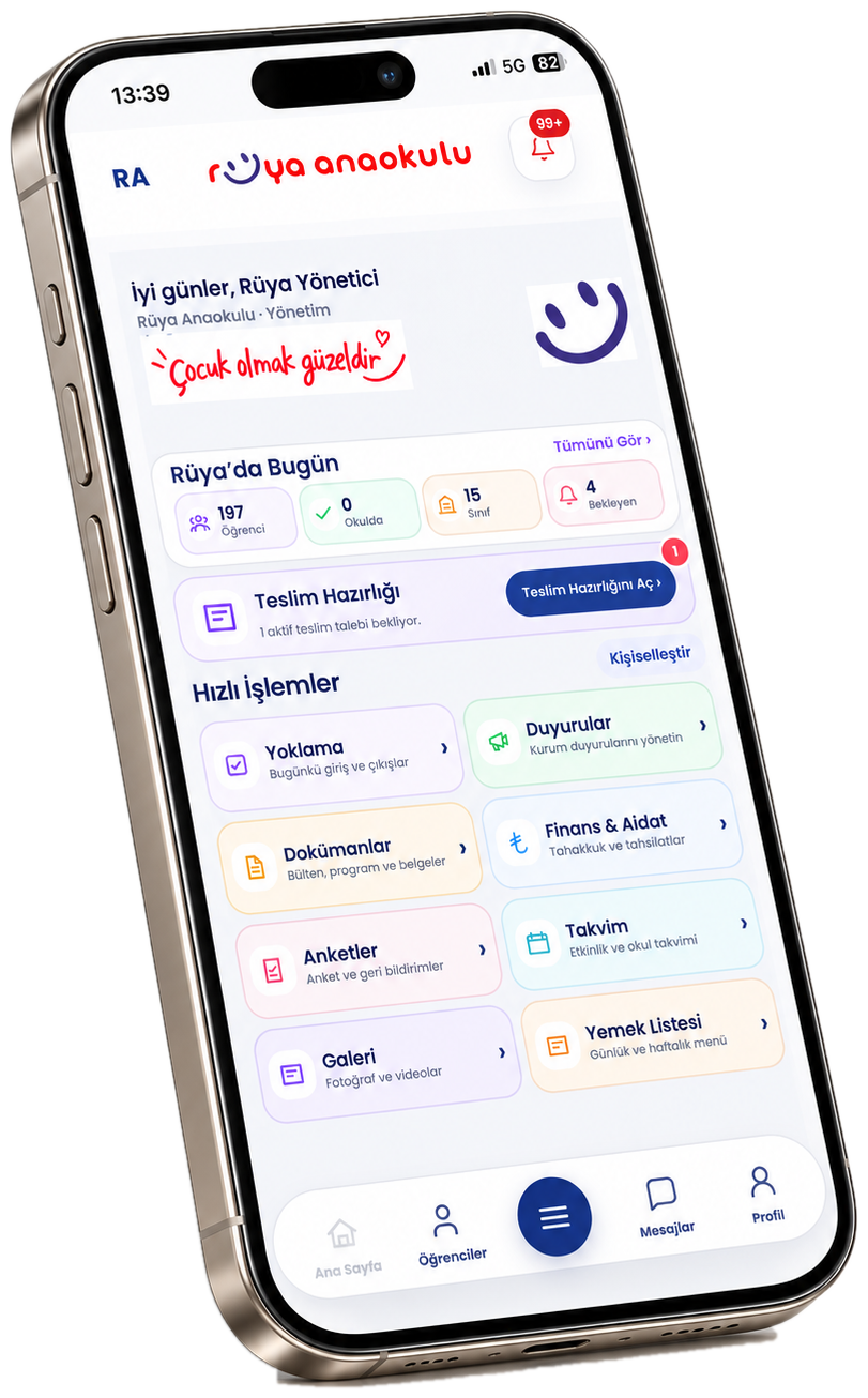 Rüya Portal mobile app screen